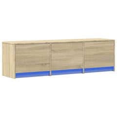 TV Cabinet Engineered Wood Width 140 cm Sonoma oak