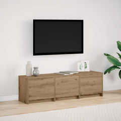 TV Cabinet Engineered Wood Width 140 cm Artisan oak