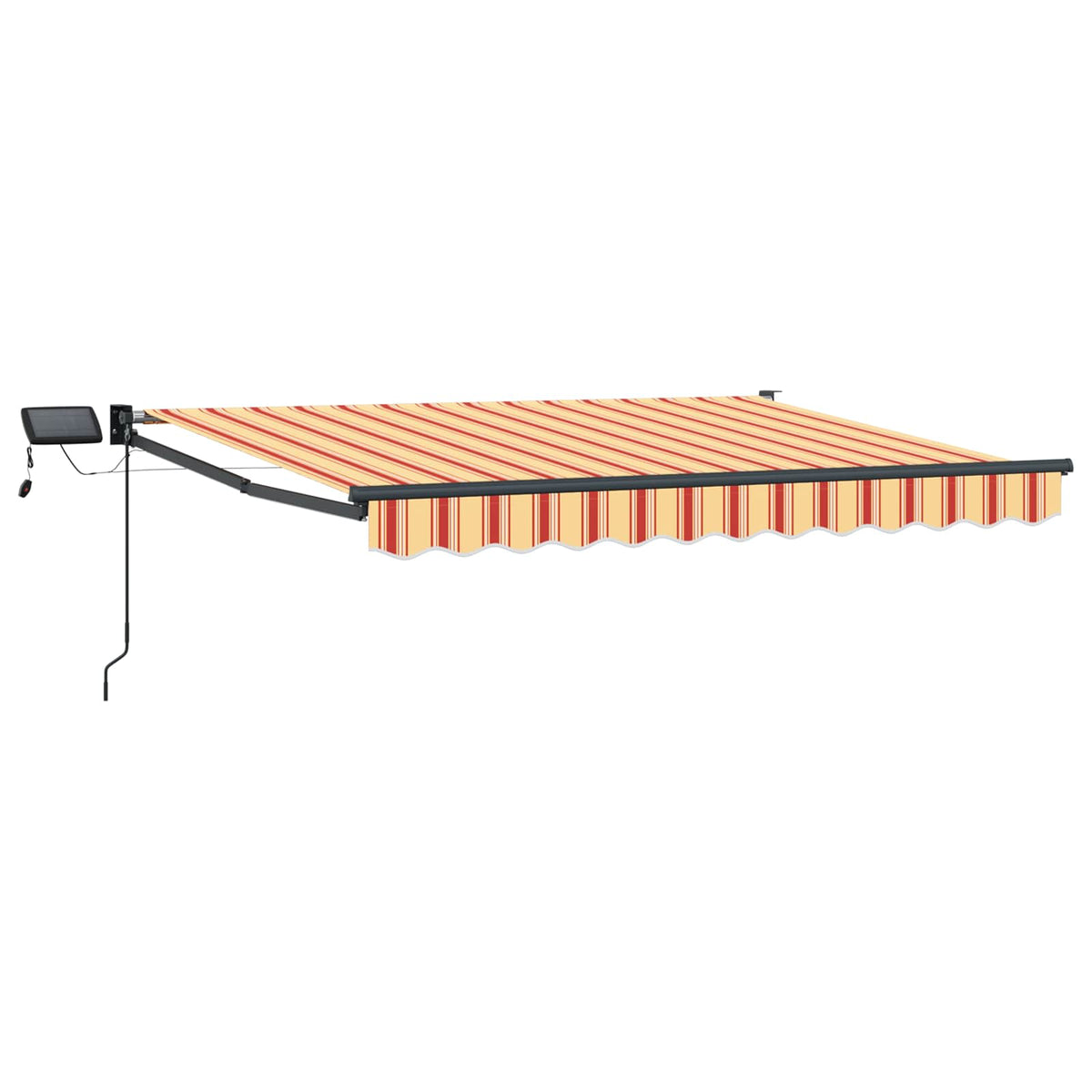 vidaXL Manual Awning with Solar LED 3 x 2.5 m 2