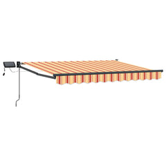 vidaXL Manual Awning with Solar LED 3 x 2.5 m 2