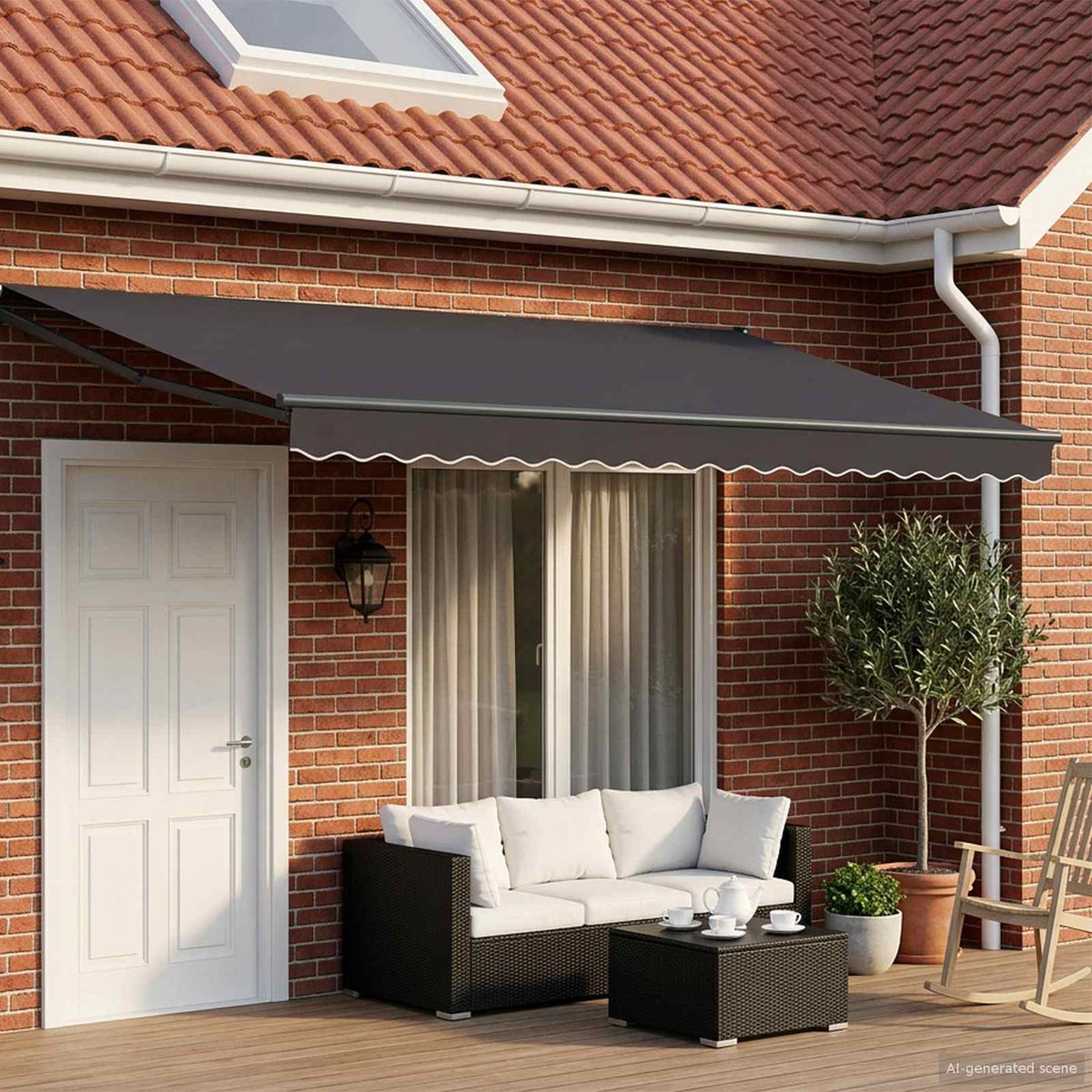 Awning Solar Anthracite
