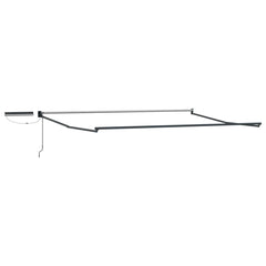 Solar Electric Awning Anthracite Stripe