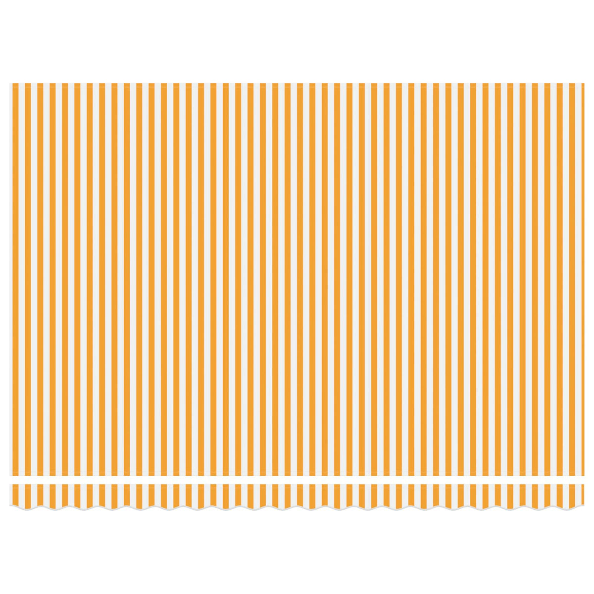 Awning Polyester Yellow white