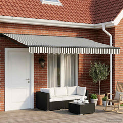 Awning Anthracite white