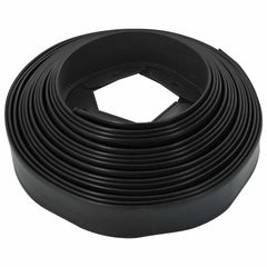 vidaXL Lawn Edgings Black 4000 x 4 x 5 cm Plastic 2