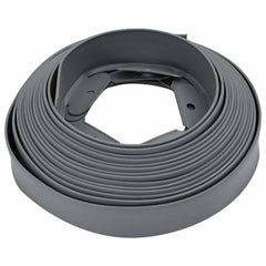 vidaXL Lawn Edgings Grey 4000 x 4 x 5 cm Plastic 2