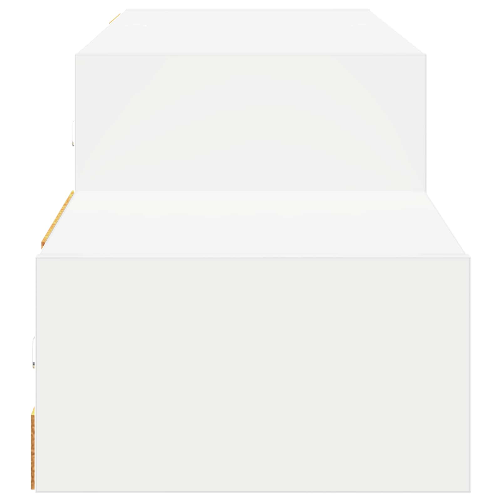 vidaXL Wall-mounted TV Cabinet Wall-Mounted White 150 x 28 x 26 cm 6