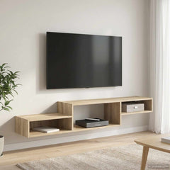 vidaXL Wall-mounted TV Cabinet Wall-Mounted Sonoma Oak 1