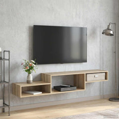 vidaXL Wall-mounted TV Cabinet Wall-Mounted Sonoma Oak 4