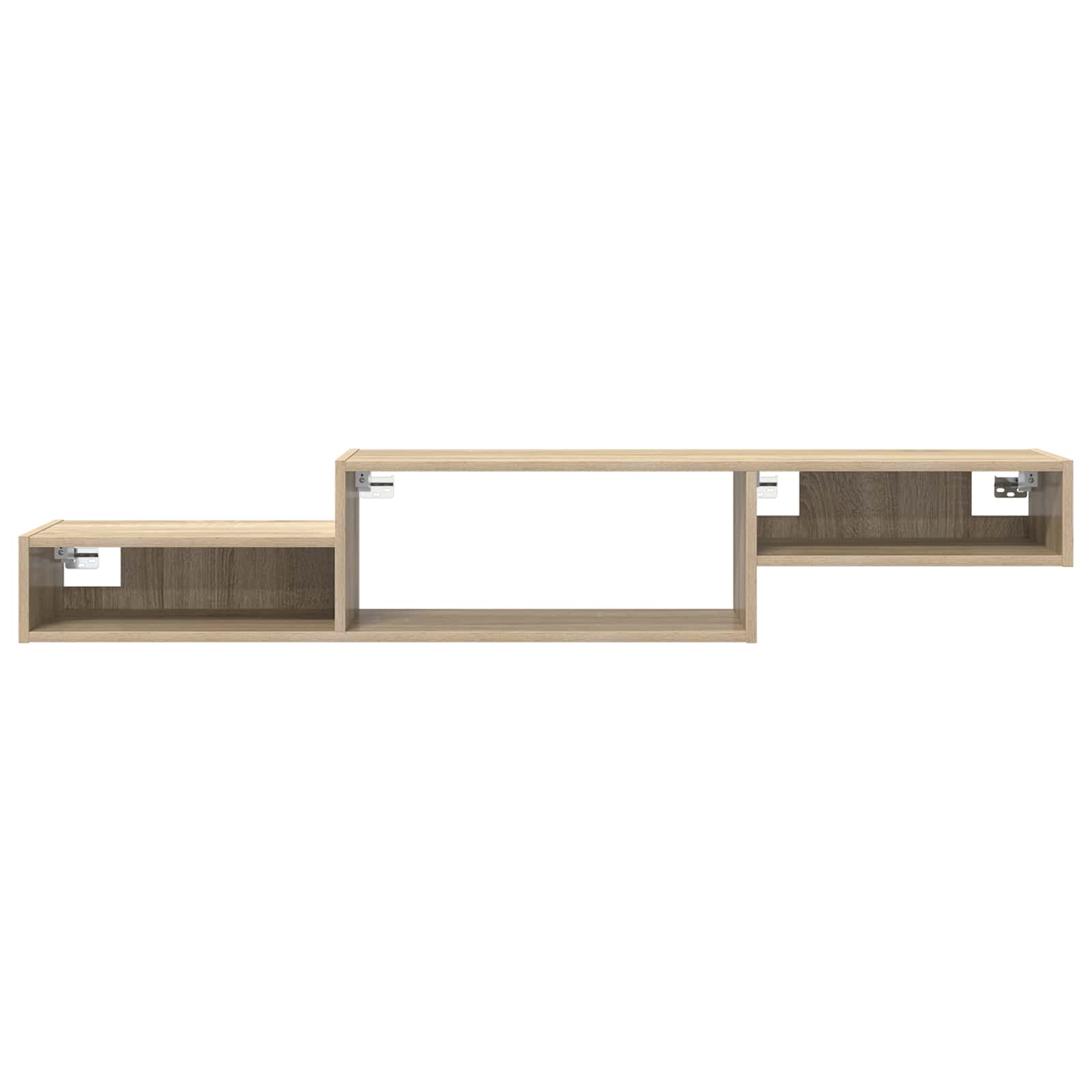vidaXL Wall-mounted TV Cabinet Wall-Mounted Sonoma Oak 5
