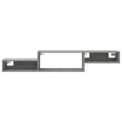 vidaXL Wall-mounted TV Cabinet Wall-Mounted Concrete Grey 5