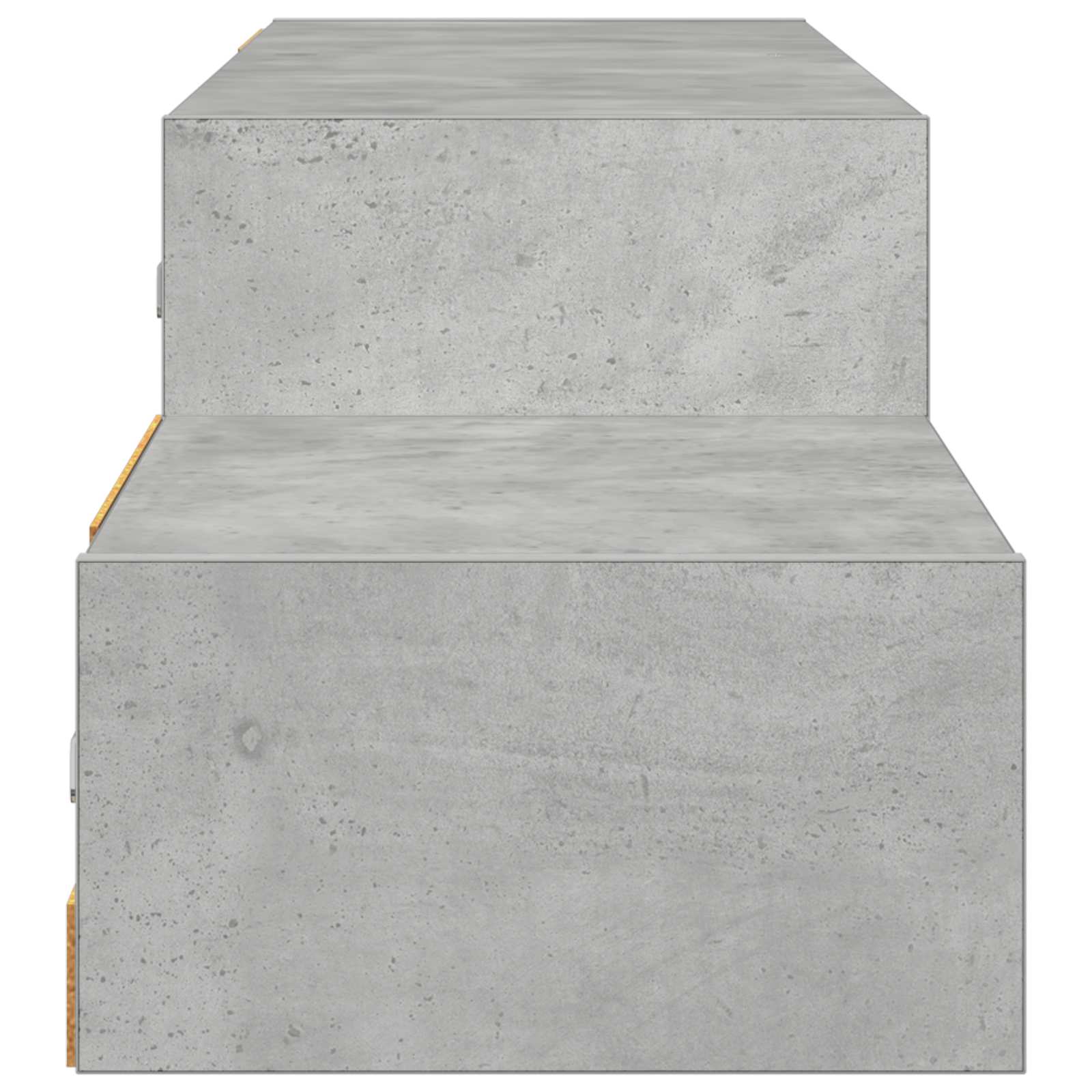vidaXL Wall-mounted TV Cabinet Wall-Mounted Concrete Grey 6