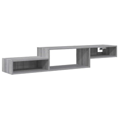 vidaXL Wall-mounted TV Cabinet Wall-Mounted Grey Sonoma 2