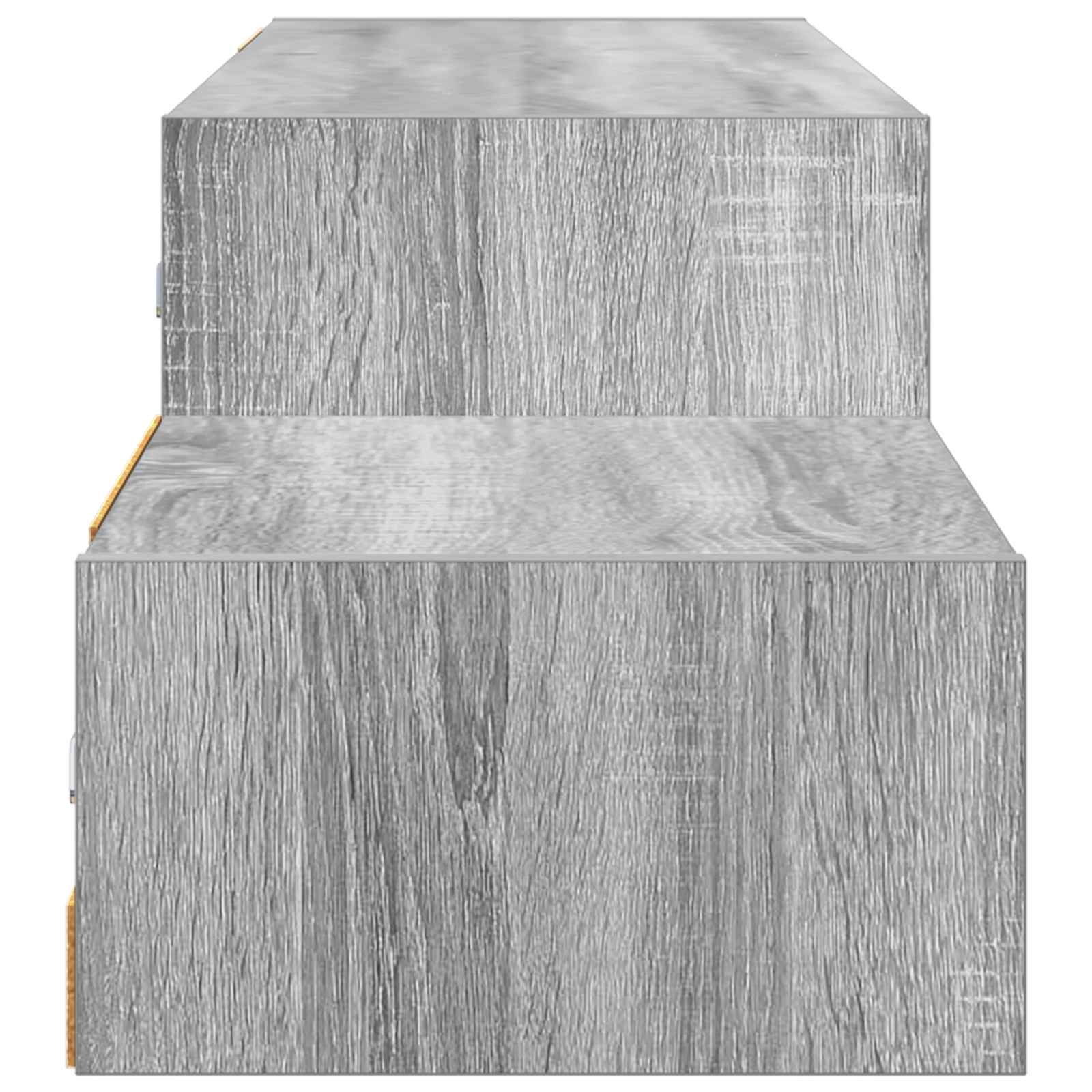 vidaXL Wall-mounted TV Cabinet Wall-Mounted Grey Sonoma 6