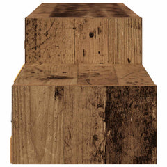 vidaXL Wall-mounted TV Cabinet Wall-Mounted Old Wood 150 x 28 x 26 cm 6