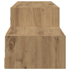 vidaXL Wall-mounted TV Cabinet Wall-Mounted Artisan Oak 6