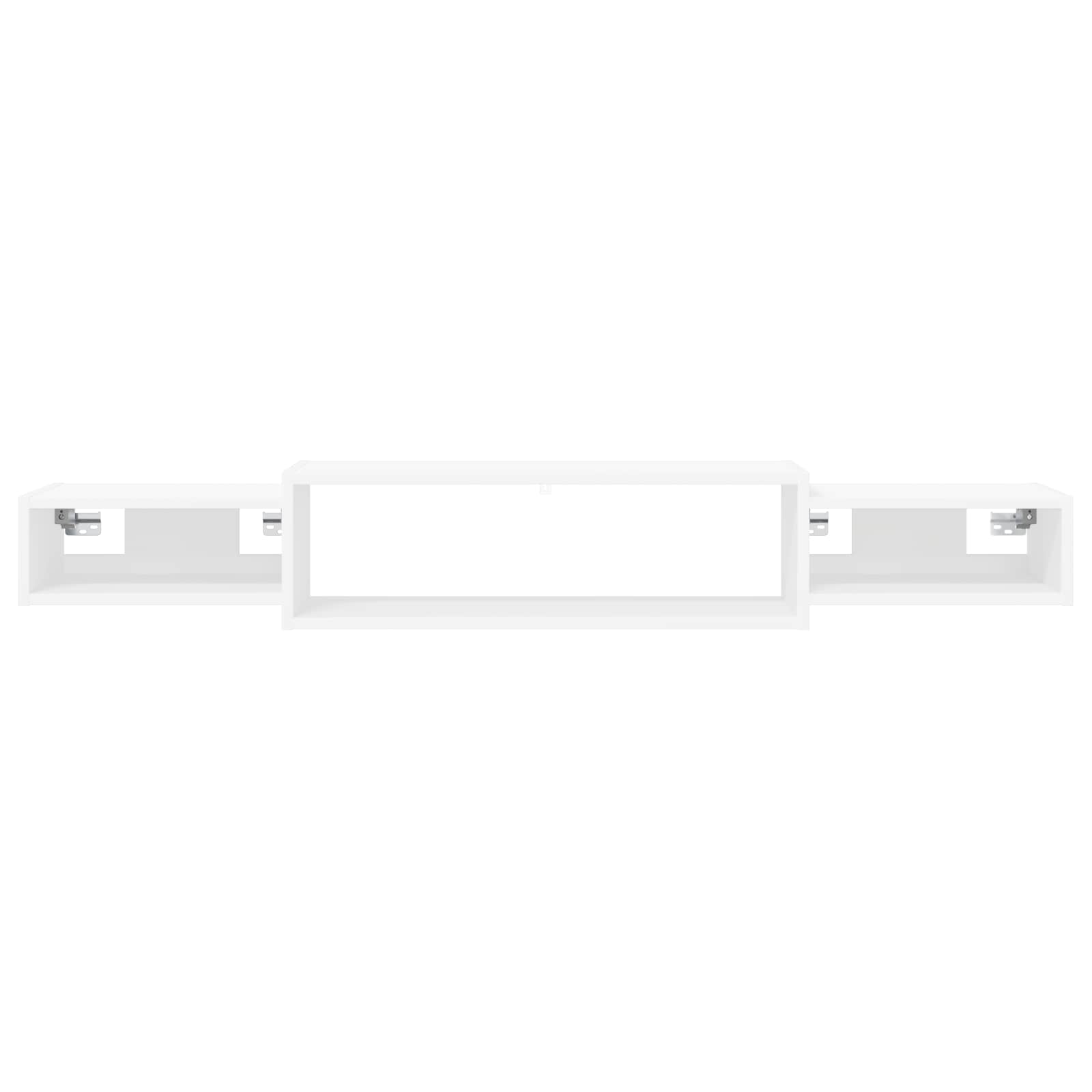 vidaXL Wall-mounted TV Cabinet Wall-Mounted White 140 x 28 x 21 cm 5