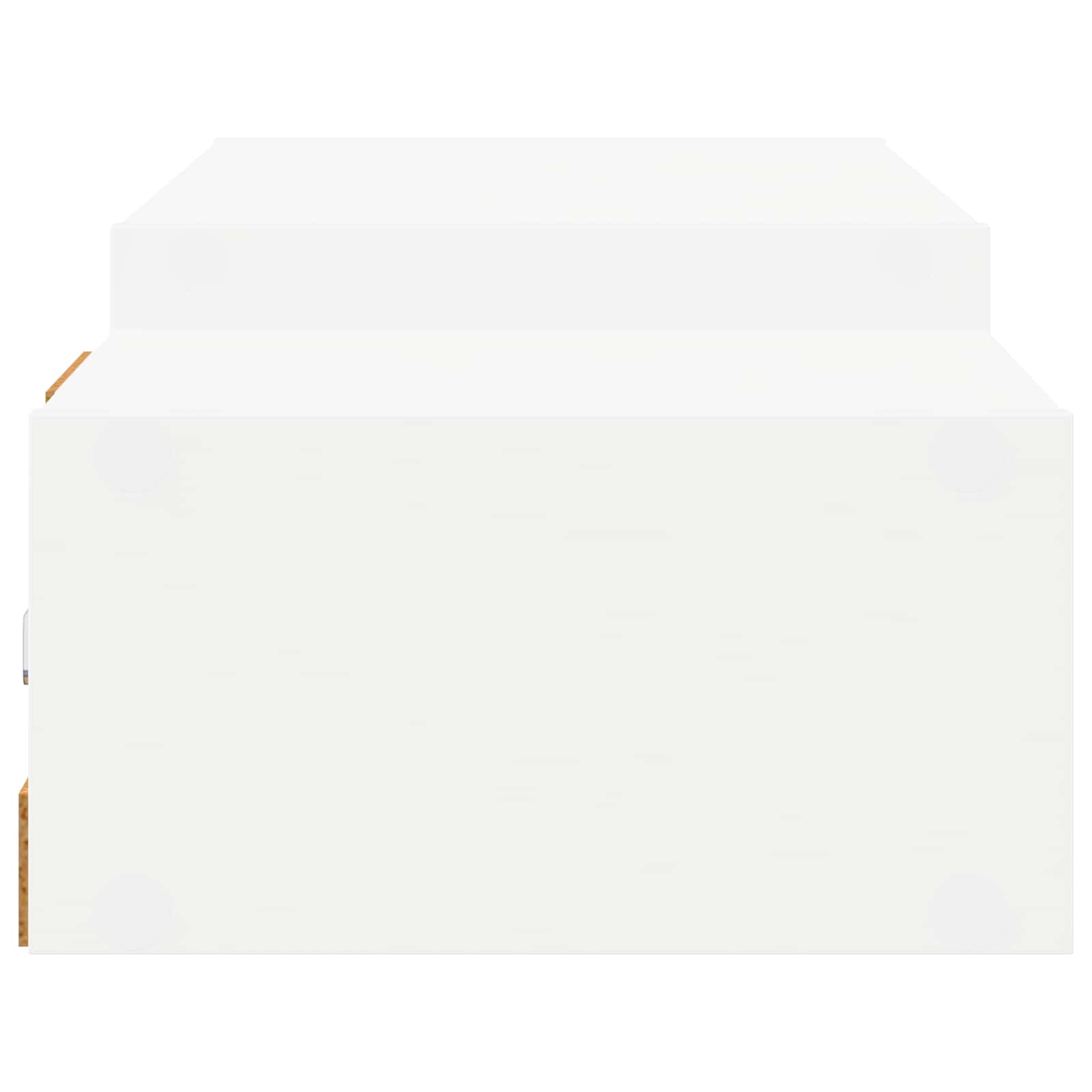 vidaXL Wall-mounted TV Cabinet Wall-Mounted White 140 x 28 x 21 cm 6