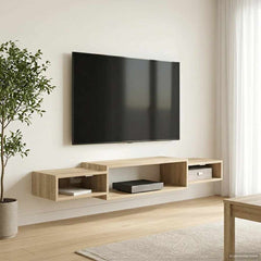 vidaXL Wall-mounted TV Cabinet Wall-Mounted Sonoma Oak 4
