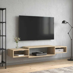 vidaXL Wall-mounted TV Cabinet Wall-Mounted Sonoma Oak 1