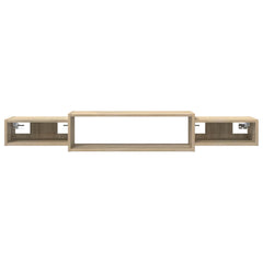 vidaXL Wall-mounted TV Cabinet Wall-Mounted Sonoma Oak 5