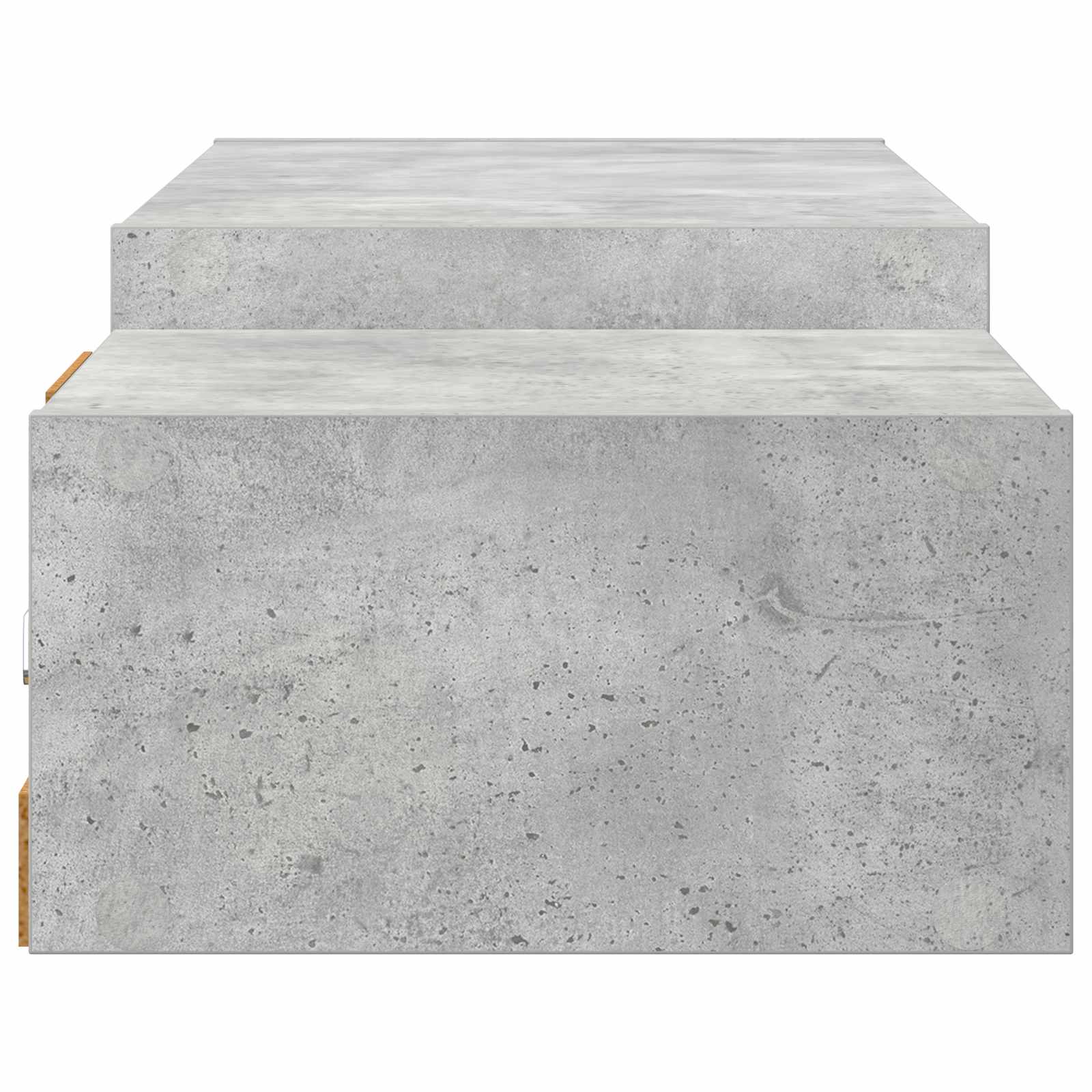 vidaXL Wall-mounted TV Cabinet Wall-Mounted Concrete Grey 6