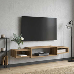 vidaXL Wall-mounted TV Cabinet Wall-Mounted Artisan Oak 4