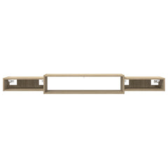 vidaXL Wall-mounted TV Cabinet Wall-Mounted Sonoma Oak 5