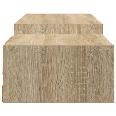 vidaXL Wall-mounted TV Cabinet Wall-Mounted Sonoma Oak 6