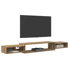 vidaXL Wall-mounted TV Cabinet Wall-Mounted Artisan Oak 3