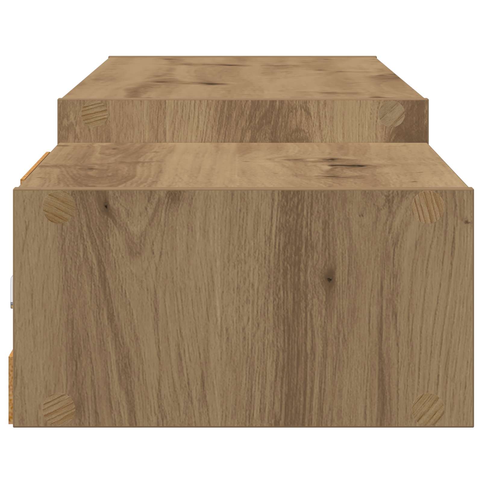 vidaXL Wall-mounted TV Cabinet Wall-Mounted Artisan Oak 6