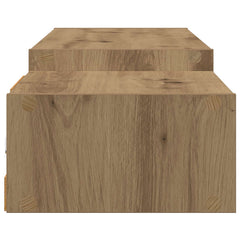 vidaXL Wall-mounted TV Cabinet Wall-Mounted Artisan Oak 6