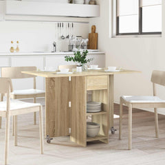 vidaXL Dinning Table 115 x 70 x 75 cm Engineered Wood Sonoma Oak 1