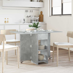 vidaXL Dinning Table 115 x 70 x 75 cm Engineered Wood Concrete Grey 1