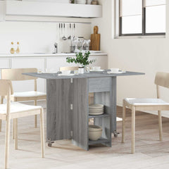 vidaXL Dinning Table 115 x 70 x 75 cm Engineered Wood Grey Sonoma 1