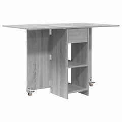 vidaXL Dinning Table 115 x 70 x 75 cm Engineered Wood Grey Sonoma 2