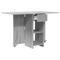 vidaXL Dinning Table 115 x 70 x 75 cm Engineered Wood Grey Sonoma 5