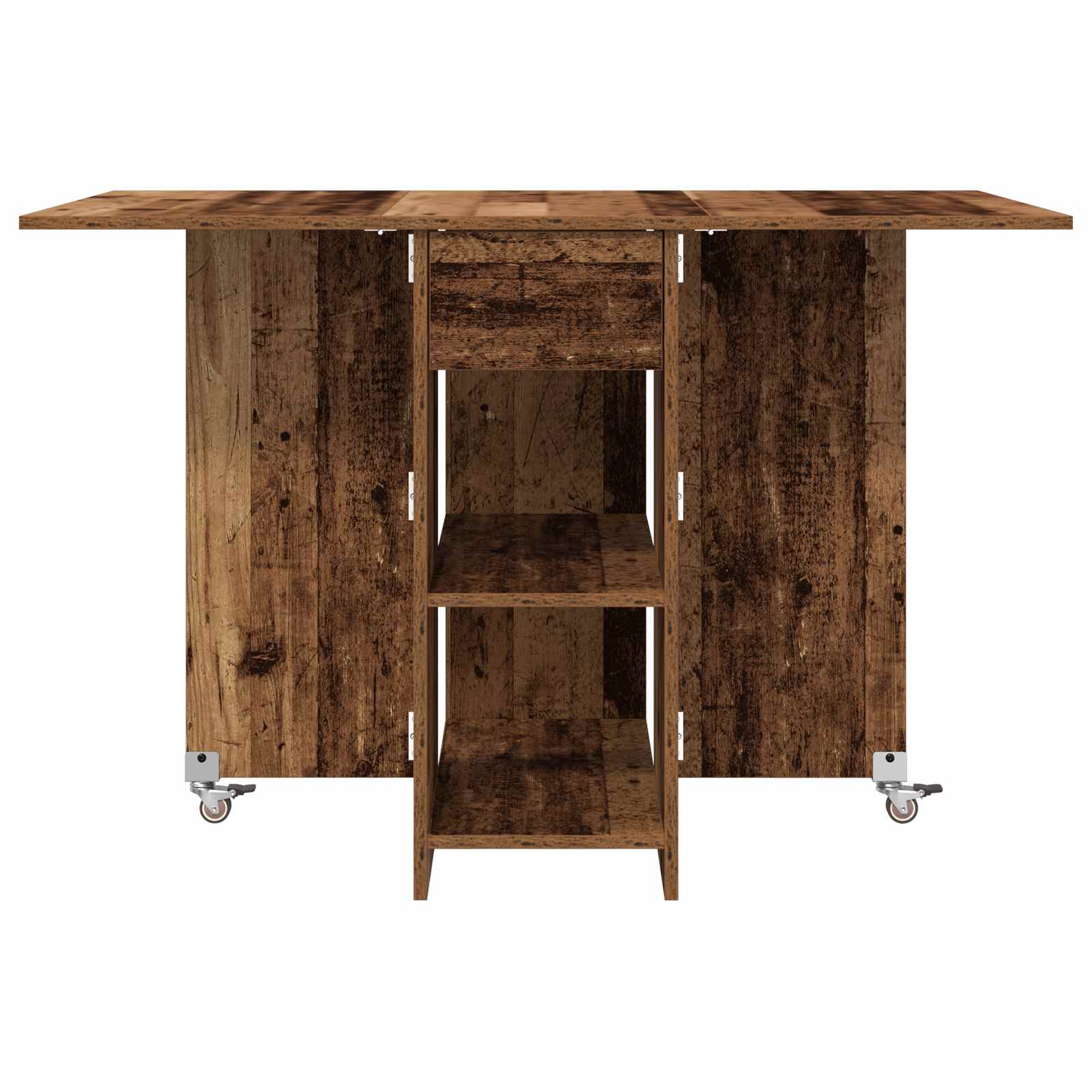 vidaXL Dinning Table 115 x 70 x 75 cm Engineered Wood Old Wood 6
