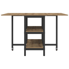 vidaXL Dinning Table 122 x 80 x 76.5 cm Engineered Wood Artisan Oak 5