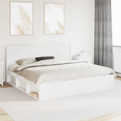 vidaXL Headboard Engineered Wood White