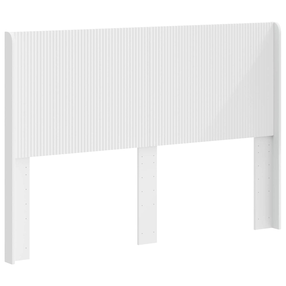 Headboard Engineered Wood White 140 cm