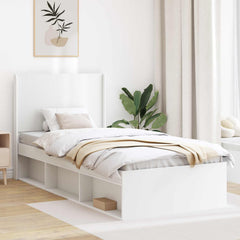 vidaXL Headboard White Engineered Wood 1