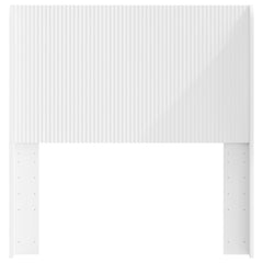 vidaXL Headboard White Engineered Wood 4