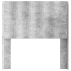 vidaXL Headboard Concrete Grey Engineered Wood 4