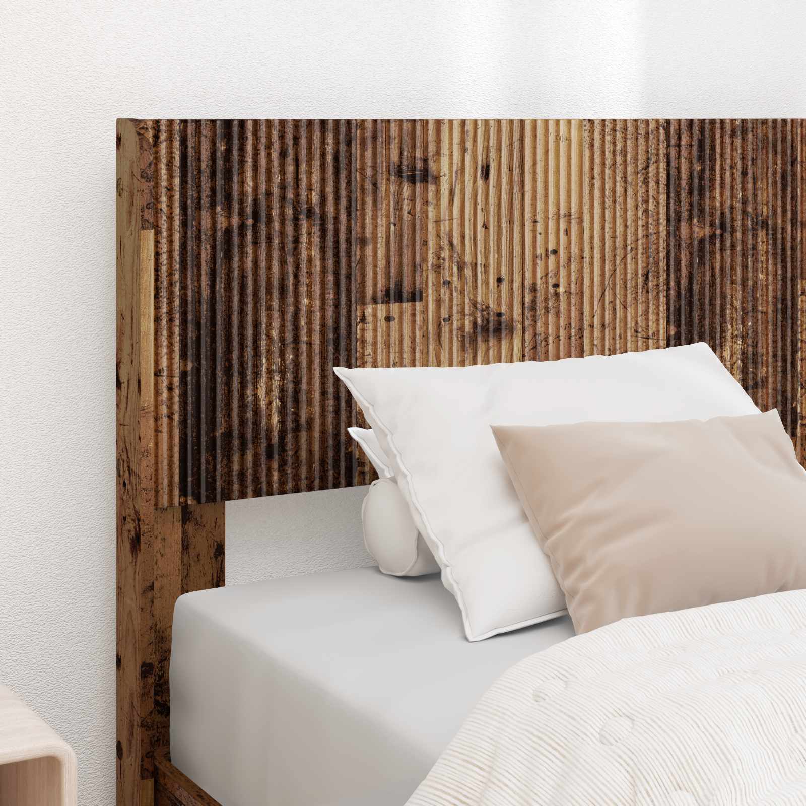 vidaXL Headboard Old Wood Engineered Wood 3