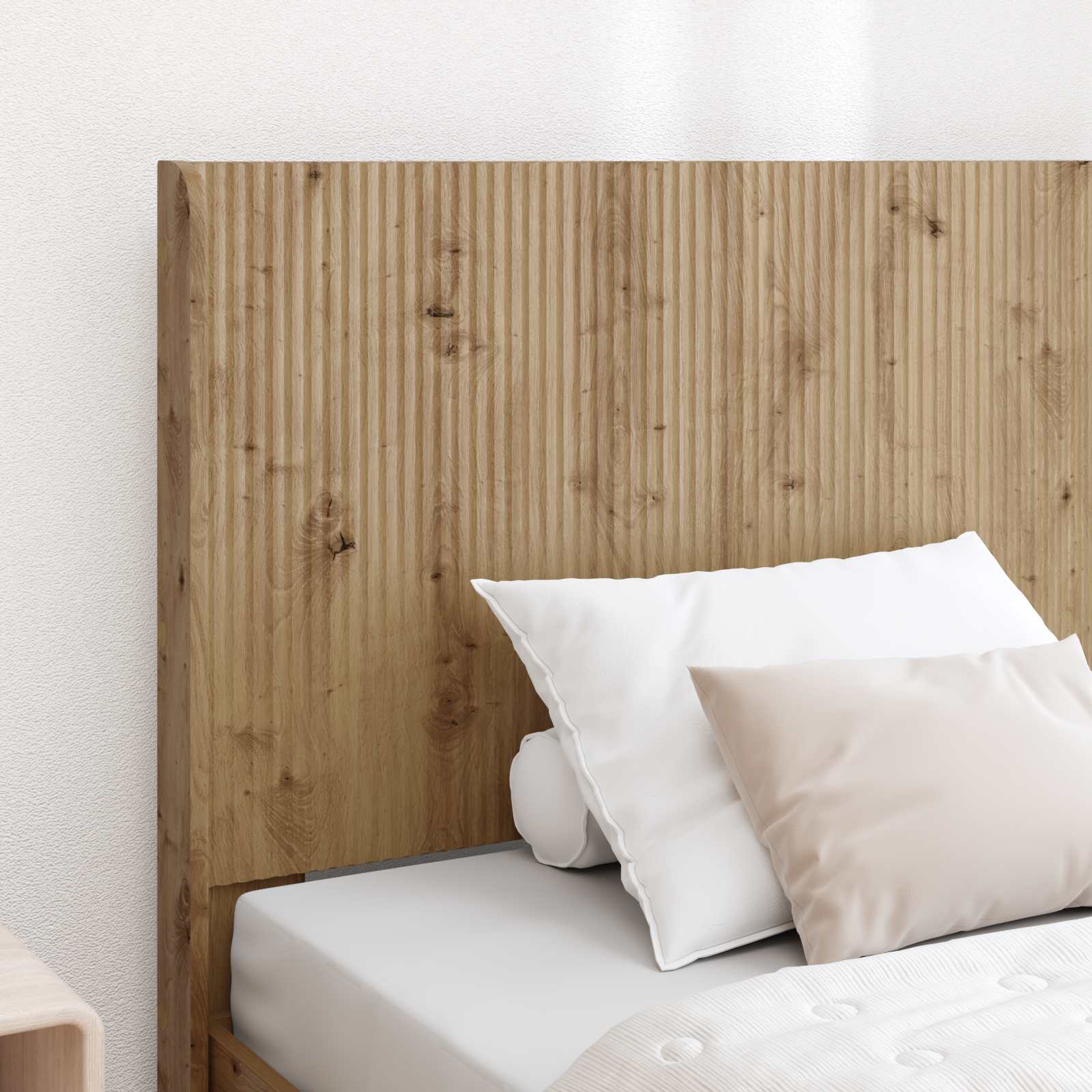 vidaXL Headboard Artisan Oak Engineered Wood 3