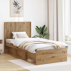 vidaXL Headboard Artisan Oak Engineered Wood 1