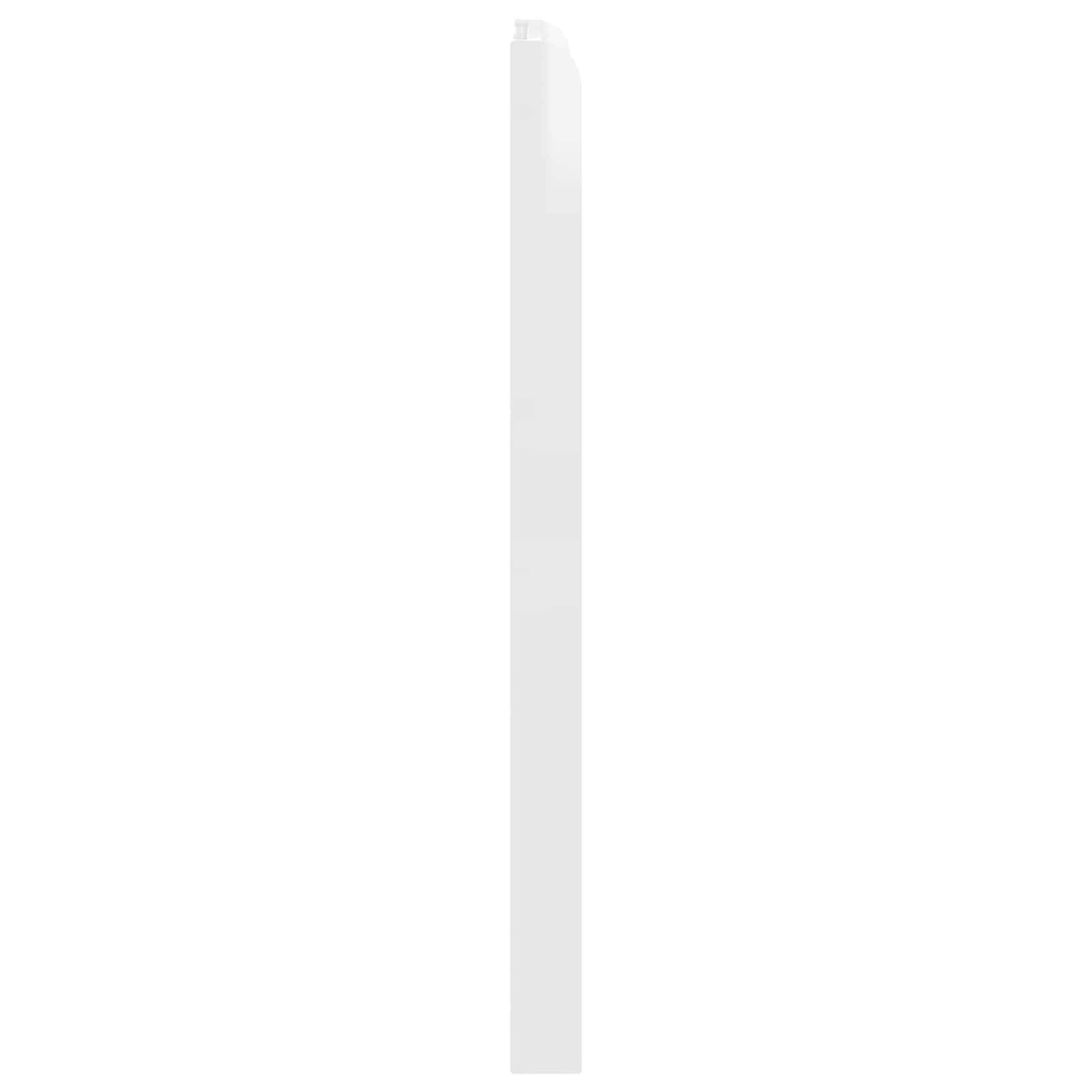 vidaXL Headboard High Gloss White Engineered Wood 5