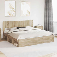 vidaXL Headboard Sonoma Oak PB 1