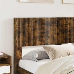 vidaXL Headboard Smoked Oak PB 3